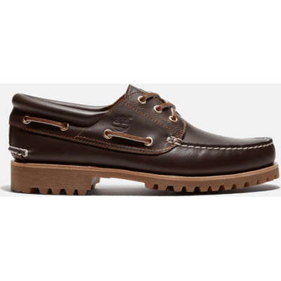 - Handgenähte Timberland Authentic 3-Ösen-Bootsschuhe für Herren in Braun, Herren, Braun, Größe: 50 - Handgenähte Timberland Authentic 3-Ösen-Bootsschuhe für Herren in Braun, Herren, Braun, Größe: 50