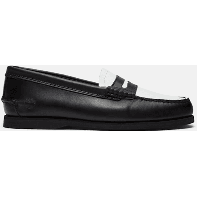 - Timberland klassischer Bootsloafer für Herren in Schwarz/Weiß, Herren, Schwarz, Größe: 40 - Timberland klassischer Bootsloafer für Herren in Schwarz/Weiß, Herren, Schwarz, Größe: 40