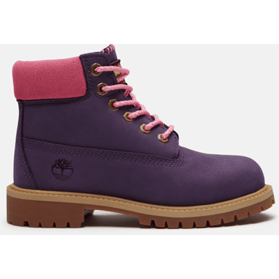 - Wasserdichter Timberland Premium 6-Inch-Boot für Jugendliche in Dunkelviolett/Hellpink, Violett, Größe: 31 - Wasserdichter Timberland Premium 6-Inch-Boot für Jugendliche in Dunkelviolett/Hellpink, Violett, Größe: 31