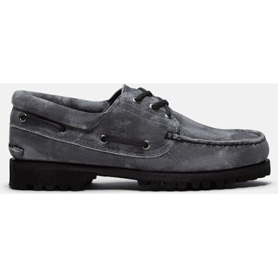 - Timberland Mix Tape Authentic 3-Eye Lug Bootsschuh für Herren in Hellgrau, Herren, Grau, Größe: 43.5 - Timberland Mix Tape Authentic 3-Eye Lug Bootsschuh für Herren in Hellgrau, Herren, Grau, Größe: 43.5