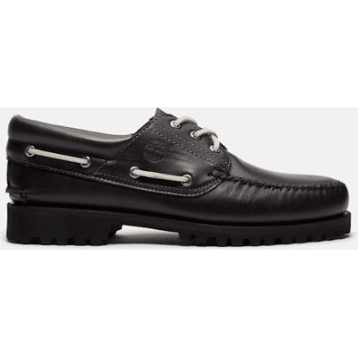 - Handgenähter Timberland Road Trip 3-Eye Lug Bootsschuh für Herren in Schwarz/Braun, Herren, Schwarz, Größe: 45.5 - Handgenähter Timberland Road Trip 3-Eye Lug Bootsschuh für Herren in Schwarz/Braun, Herren, Schwarz, Größe: 45.5