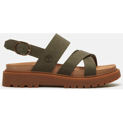 Timberland - Clairemont Way Sandale mit Fersenriemen für Damen in Dunkelgrün, Damen, Grün, Größe: 36 Timberland - Clairemont Way Sandale mit Fersenriemen für Damen in Dunkelgrün, Damen, Grün, Größe: 36