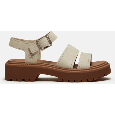 Timberland - Stone Street Plateau-Sandale mit Fersenriemen für Damen in Hellbeige, Damen, Beige, Größe: 38.5 Timberland - Stone Street Plateau-Sandale mit Fersenriemen für Damen in Hellbeige, Damen, Beige, Größe: 38.5