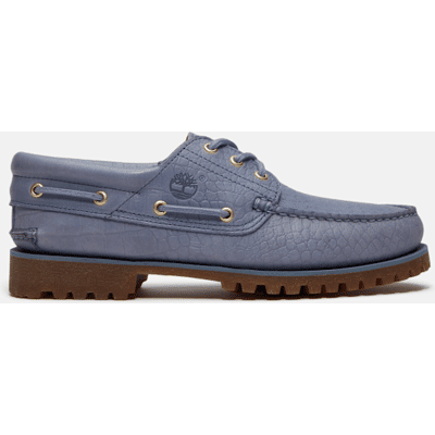 - All Gender Handgenähter Timberland Authentic 3-Eye Lug Bootsschuh in Blau, Blau, Größe: 43.5 - All Gender Handgenähter Timberland Authentic 3-Eye Lug Bootsschuh in Blau, Blau, Größe: 43.5