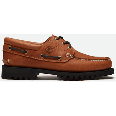 - Handgenähter Timberland Authentic 3-Ösen-Bootsschuh für Herren in Braun, Herren, Braun, Größe: 40 - Handgenähter Timberland Authentic 3-Ösen-Bootsschuh für Herren in Braun, Herren, Braun, Größe: 40