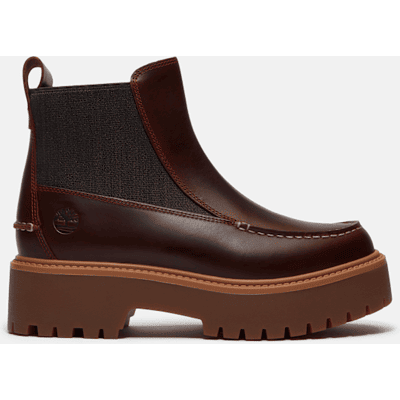 Timberland - Stone Street Chelsea Boot mit Plateausohle für Damen in Burgunderrot, Damen, Burgunderrot, Größe: 37.5 Timberland - Stone Street Chelsea Boot mit Plateausohle für Damen in Burgunderrot, Damen, Burgunderrot, Größe: 37.5