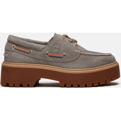 Timberland - Stone Street Bootsschuh mit Plateausohle für Damen in Grau, Damen, Grau, Größe: 41.5 Timberland - Stone Street Bootsschuh mit Plateausohle für Damen in Grau, Damen, Grau, Größe: 41.5