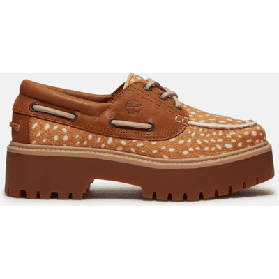 Timberland - Stone Street Bootsschuh mit Plateausohle für Damen in Braun/Beige, Damen, Braun, Größe: 36 Timberland - Stone Street Bootsschuh mit Plateausohle für Damen in Braun/Beige, Damen, Braun, Größe: 36