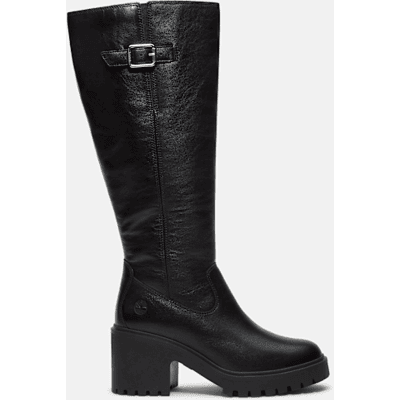 Timberland - Hohe Stone Heights Hochschaftstiefel mit Seitenreißverschluss für Damen in Schwarz, Damen, Schwarz, Größe: 39 Timberland - Hohe Stone Heights Hochschaftstiefel mit Seitenreißverschluss für Damen in Schwarz, Damen, Schwarz, Größe: 39