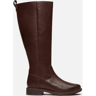 Timberland - Hoher Verona Square Boot mit Seitenreißverschluss für Damen in Dunkelbraun, Damen, Braun, Größe: 36 Timberland - Hoher Verona Square Boot mit Seitenreißverschluss für Damen in Dunkelbraun, Damen, Braun, Größe: 36