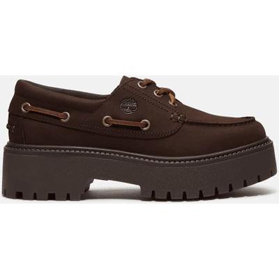 Timberland - Stone Street Bootsschuh mit Plateausohle für Damen in Dunkelbraun, Damen, Braun, Größe: 37 Timberland - Stone Street Bootsschuh mit Plateausohle für Damen in Dunkelbraun, Damen, Braun, Größe: 37