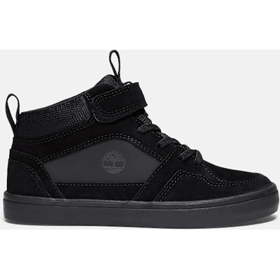 Timberland - Halbhoher Stone Jump Sneaker mit Klettverschluss für Kinder in Schwarz, Schwarz, Größe: 37 Timberland - Halbhoher Stone Jump Sneaker mit Klettverschluss für Kinder in Schwarz, Schwarz, Größe: 37