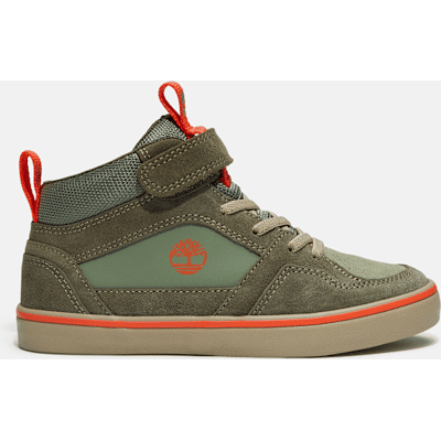 Timberland - Halbhoher Stone Jump Sneaker mit Klettverschluss für Kinder in Hellgrün/Dunkelgrün, Grün, Größe: 39 Timberland - Halbhoher Stone Jump Sneaker mit Klettverschluss für Kinder in Hellgrün/Dunkelgrün, Grün, Größe: 39