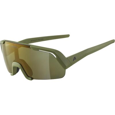 Alpina Rocket Youth Q-Lite Sportbrille (071 olive matt, Scheibe: Q-Lite bronce mirror (S3)) Alpina Rocket Youth Q-Lite Sportbrille (071 olive matt, Scheibe: Q-Lite bronce mirror (S3))