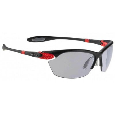 Alpina Twist Three 2.0 Varioflex Sportbrille (135 black matt/red, Scheibe: Varioflex black) Alpina Twist Three 2.0 Varioflex Sportbrille (135 black matt/red, Scheibe: Varioflex black)