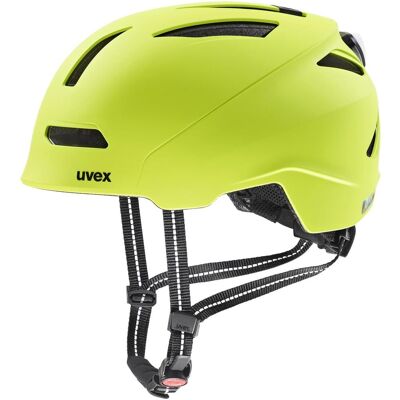uvex Urban Planet LED Radhelm (54-58 cm, 04 lime matt) uvex Urban Planet LED Radhelm (54-58 cm, 04 lime matt)