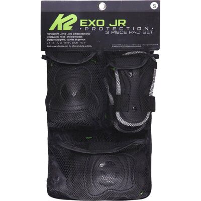 K2 Skates K2 Exo Pad Protektorenset Junior (XS, black/green) K2 Skates K2 Exo Pad Protektorenset Junior (XS, black/green)