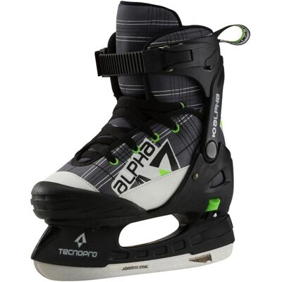 TecnoPro Alpha Soft Boy Kinderschlittschuh (33.0 - 36.0, 900 grau/schwarz/limone) TecnoPro Alpha Soft Boy Kinderschlittschuh (33.0 - 36.0, 900 grau/schwarz/limone)