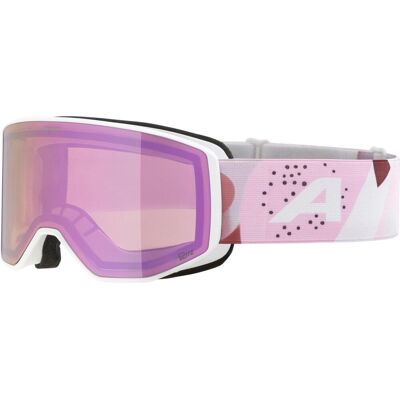 Alpina Venet Q-Lite Skibrille (852 white/rose matt, Scheibe: rose (S2)) Alpina Venet Q-Lite Skibrille (852 white/rose matt, Scheibe: rose (S2))