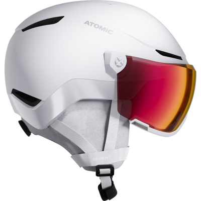Atomic Revent Visor Photo Skihelm (51-55 cm, white heather) Atomic Revent Visor Photo Skihelm (51-55 cm, white heather)