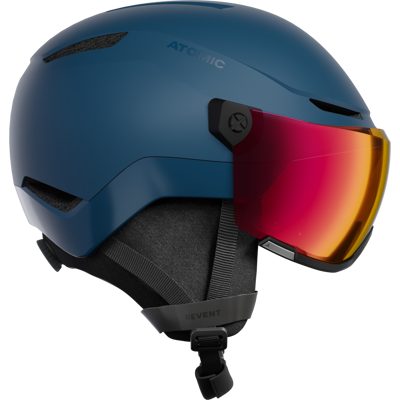 Atomic Revent Visor Photo Skihelm (59-63 cm, deep ocean) Atomic Revent Visor Photo Skihelm (59-63 cm, deep ocean)