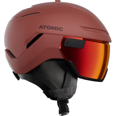 Atomic Savor GT Visor Stereo Skihelm (59-63 cm, redwood) Atomic Savor GT Visor Stereo Skihelm (59-63 cm, redwood)