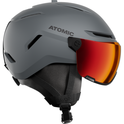 Atomic Savor Stereo Visor Visier-Skihelm (51-55 cm, slate) Atomic Savor Stereo Visor Visier-Skihelm (51-55 cm, slate)