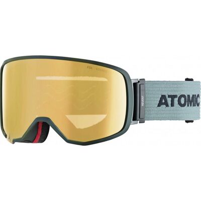 Atomic Revent Large Stereo Skibrille (green, Scheibe pink yellow stereo) Atomic Revent Large Stereo Skibrille (green, Scheibe pink yellow stereo)