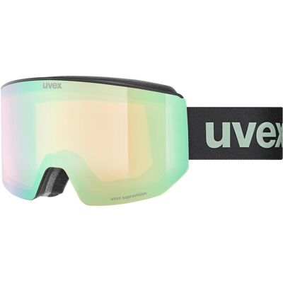 uvex lace Attract FM Skibrille mit Wechselscheibe (7030 black matt, mirror opal/orange clear (S2 / S1)) uvex lace Attract FM Skibrille mit Wechselscheibe (7030 black matt, mirror opal/orange clear (S2 / S1))