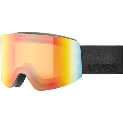 uvex Provoqe FM Brillenträger Skibrille (2230 black matt, mirror rainbow/yellow clear (S2)) uvex Provoqe FM Brillenträger Skibrille (2230 black matt, mirror rainbow/yellow clear (S2))