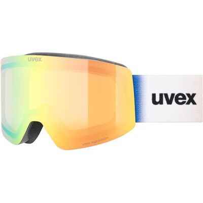 uvex Provoqe FM Brillenträger Skibrille (2430 black matt, mirror green/yellow clear (S1)) uvex Provoqe FM Brillenträger Skibrille (2430 black matt, mirror green/yellow clear (S1))
