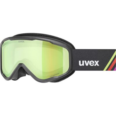 uvex Speedy Nova FM Kinderskibrille (2430 black matt, mirror yellowgreen/yellow clear (S1)) uvex Speedy Nova FM Kinderskibrille (2430 black matt, mirror yellowgreen/yellow clear (S1))