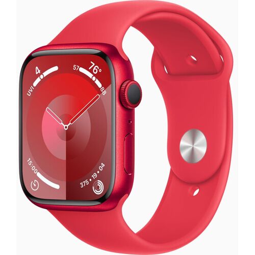 Apple Watch Series 9 45mm GPS Aluminiumgehäuse rot Sportarmband rot M/L