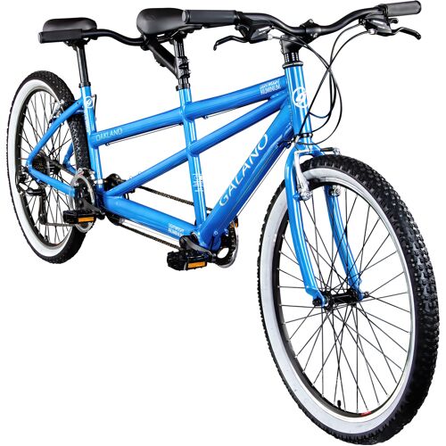 Galano Oakland 26 Zoll Tandem Fahrrad Mountainbike Tandemfahrrad Bike 21 Gänge MTB Hardtail Tandemrad