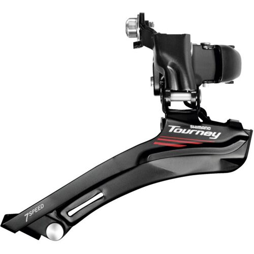 Shimano Tourney Road FD-A070 Umwerfer Down Pull Down Swing 2x7 Gang Rennrad vorne Fahrradumwerfer 61 - 66° Frontumwerfer