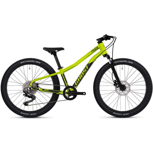 Ghost Kato 24 Pro Jugendfahrrad 24 Zoll für Mädchen und Jungen ab ca. 8 Jahre Mountainbike Hardtail Kinder Fahrrad MTB 10 Gänge