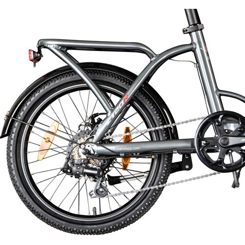 Zündapp ZT20R Ebike Klapprad für Erwachsene 145 - 180 cm Pedelec für Damen und Herren 20 Zoll mit 6 Gängen Elektro Bike Faltrad