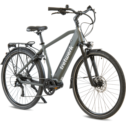 Tretwerk Sonic Pedelec 28 Zoll E Bike Trekkingrad 160 - 180 cm Elektrofahrrad Trekking 8 Gänge Damen Herren Fahrrad