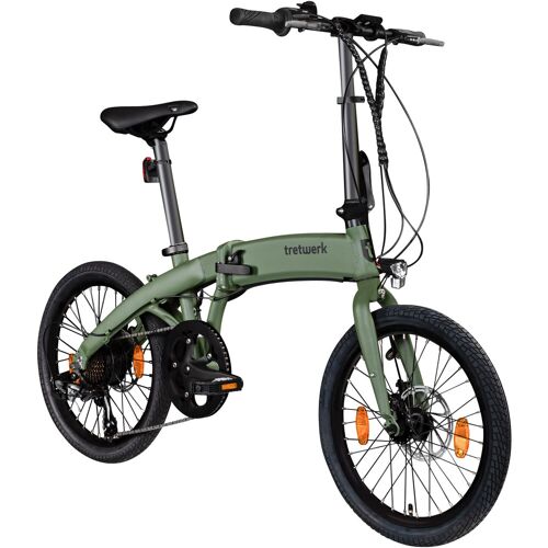 Tretwerk Akimbo Plus E Bike 20 Zoll Klapprad Elektrofahrrad 360Wh 155 - 190 cm Pedelec Klappfahrrad 8 Gang