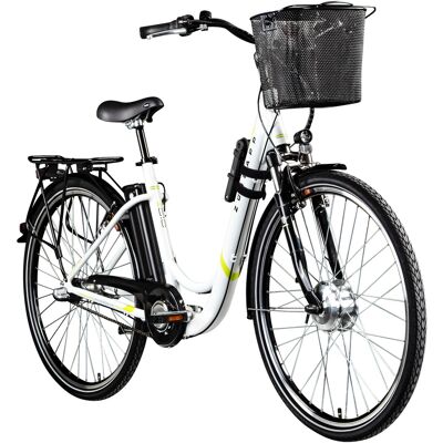 Zündapp Z510 E Bike mit Schloss Damenfahrrad ab 155 cm Rücktritt Pedelec 28 Zoll Fahrrad mit tiefem Einstieg Hollandrad mit 3 Gang Nabenschaltung StVZO Zündapp Z510 E Bike mit Schloss Damenfahrrad ab 155 cm Rücktritt Pedelec 28 Zoll Fahrrad mit tiefem Einstieg Hollandrad mit 3 Gang Nabenschaltung StVZO