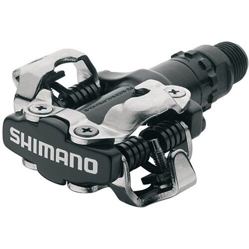 Shimano Deore SPD PD-M520 Klickpedale Fahrradpedal mit Schuhplatten Fahrrad Pedale MTB Rennrad Trekking Rennrad Crossrad Offroad Cross Country Enduro