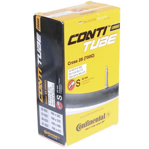 Continental ContiTube Cross Fahrradschlauch 28 Zoll 700 x 32-47C Fahrrad Schlauch Ventil 40 mm Autoventil Schrader Rennrad