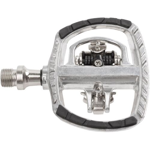 M-Wave DRAG-T1 Fahrradpedale Kombipedal Fahrrad Pedal Klickpedal Schuhplatte Shimano SPD kompatibel