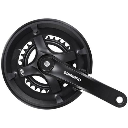 Shimano FC-TY501-2 Kurbel 2-fach 30-46 Zähne 175 mm Kurbelgarnitur Tretkurbel Fahrradkurbel Kettenradgarnitur MTB Mountainbike Trekking