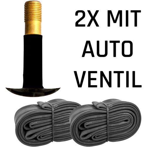 Kujo Fahrradschlauch 12 - 28 Zoll Fahrrad Schlauch Fahrradschläuche AV FV Autoventil Schraderventil Französisches Ventil Sclaverand universal Schlauch