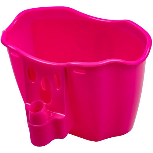 Mattel Barbie Fahrradkorb vorne Kinderfahrrad pink Fahrrad Korb vorne für Kinderrad aus Kunststoff mit Motiv