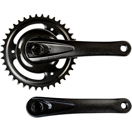 Prowheel Fahrrad Kurbel einfach Kurbelgarnitur 170 mm Fahrradkurbel 38 Zähne Vierkant E Bike