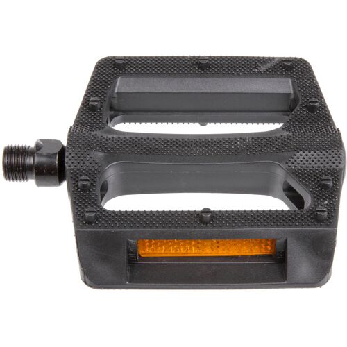 M-Wave Steady K6 Plattformpedal Fahrradpedale Kunststoff mit Reflektor Pedale Fahrrad 9/16" MTB