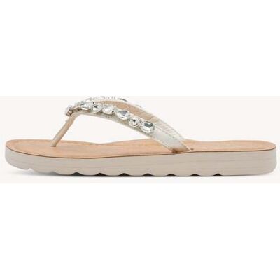 Tamaris Zehentrenner beige Gr. 38 Tamaris Zehentrenner beige Gr. 38