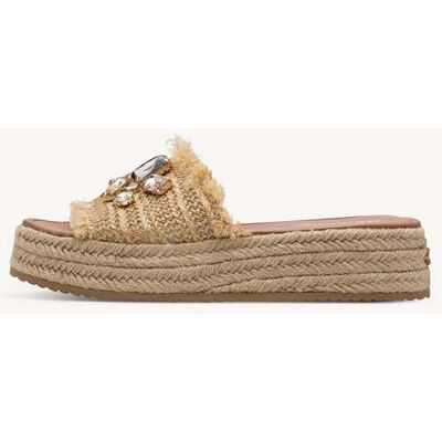 Tamaris Pantolette beige Gr. 37 Tamaris Pantolette beige Gr. 37
